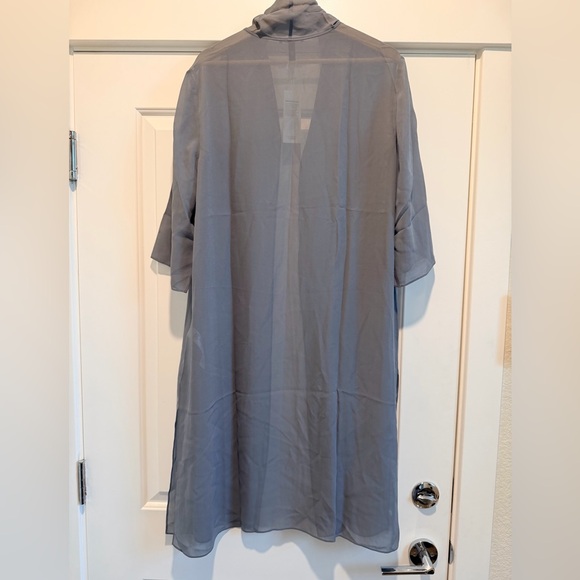 Eileen Fisher High Collar Duster - Picture 6 of 8